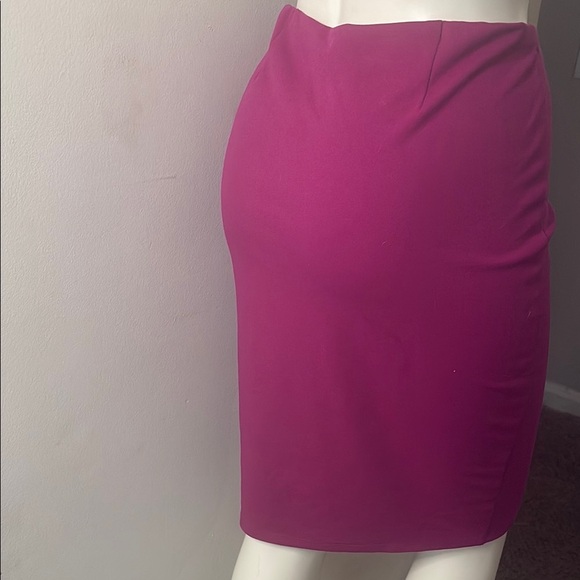 New York & Company Fuchsia Pencil Skirt - Picture 7 of 9